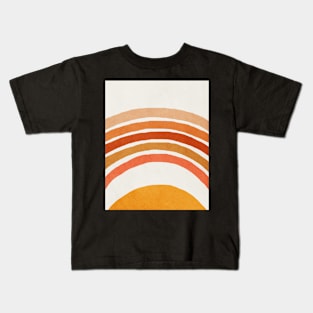 Rainbow, Abstract, Mid century modern kids wall art, Nursery room Kids T-Shirt